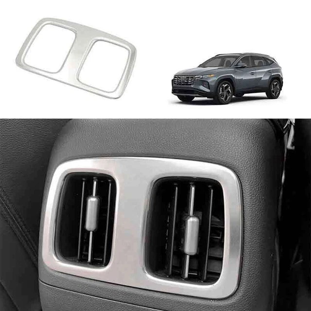 FIT FOR HYUNDAI Tucson 2022 2023 Silver Titanium Rear Air Outlet Vent
