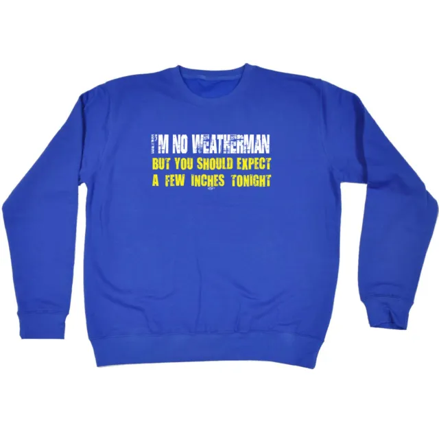 Im No Weatherman - Mens Womens Novelty Funny Top Sweatshirts Jumper Sweatshirt