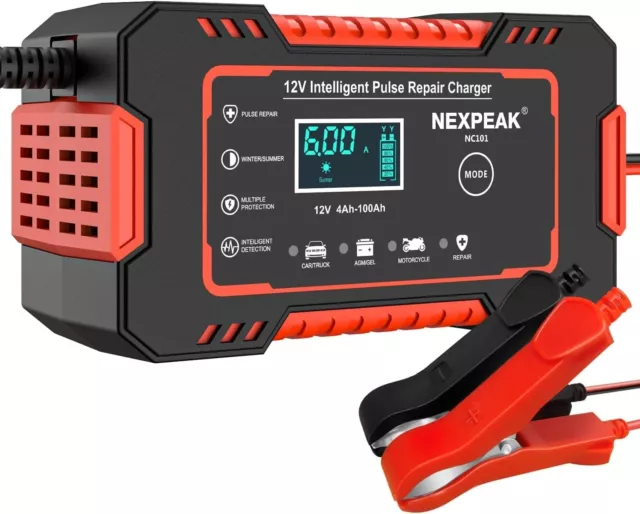 Chargeur Batterie Voitures chargeurs de pour Auto Recharge Voiture Moto 12v