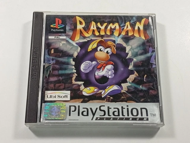 Jeu Rayman 1 Platinum COMPLET - PS1 PlayStation 1 - Boîte Et Notice PAL - Bon état