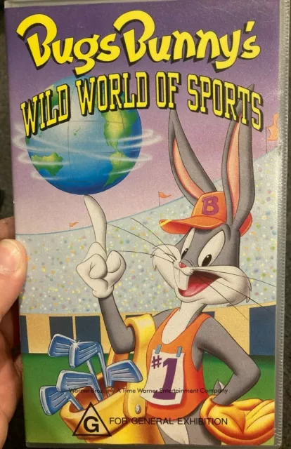 Looney Tunes - Bug Bunny's Wild World Of Sports VHS VIDEO TAPE (kids cartoon)