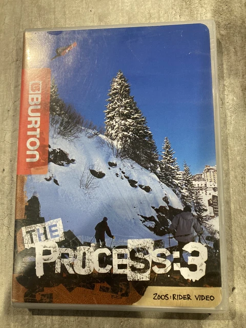 Burton Snowboards: The Process 3 (DVD, 2005) Rider Video World Tour Shaun White