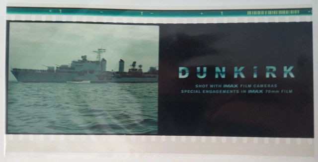 DUNKIRK THE SEA 70mm IMAX Film Strip PicClick UK