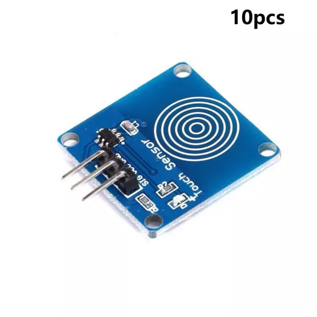 10Pcs TTP223 Jog Digital Touch Blue Digital 1 Channel TTP223B Sensor Module j 3