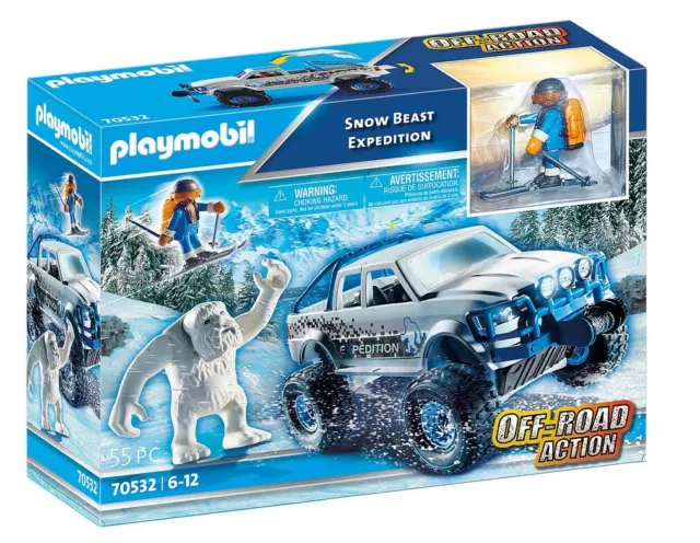 Playmobil Snow Expedition 70532, Exclusiv Vedes Yeti, Skifahrer Schnee NEU / OVP