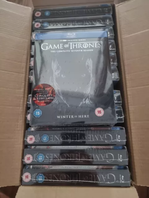 12 X Game Of Thrones Season 7 - Bluray - New Sealed - With Bonus Disc