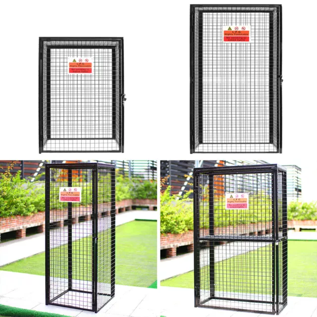 Security 2x19kg 6x19kg 8x47kg Gas Bottle Cage Cylinder Storage Steel Mesh Cages 3