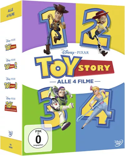 Toy Story  1-4 BOX (DVD) 4Disc Set Min: 361/DD5.1/WS - Disney  - (DVD Video / A