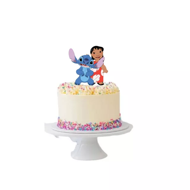 Disney Lilo and Stitch Edible Cake Topper Image - 8 inch Round