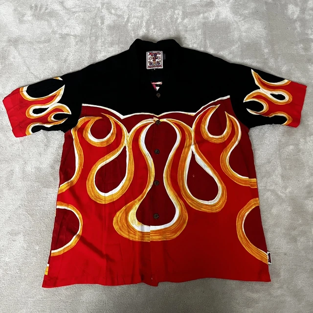 Chemise Mambo Loud Taille L - Manches Courtes, Coupe Relaxed, Multicolore, Occasion Très Bon état