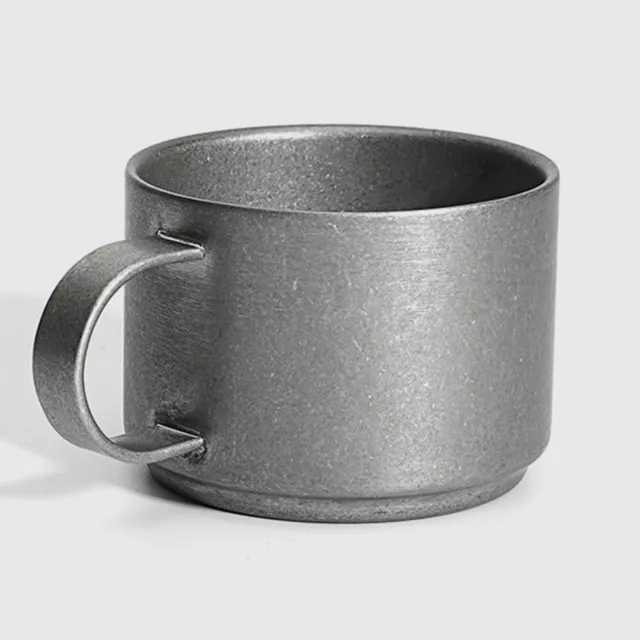 Stainless Steel Mug Cup 100ml 2.5mm/0.09"" Thick 304 Stainless Steel 88g Grey
