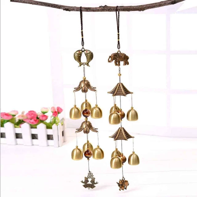 de cour Décor de jardin Pendentif Cloche Carillons éoliens Ornement suspendu 7
