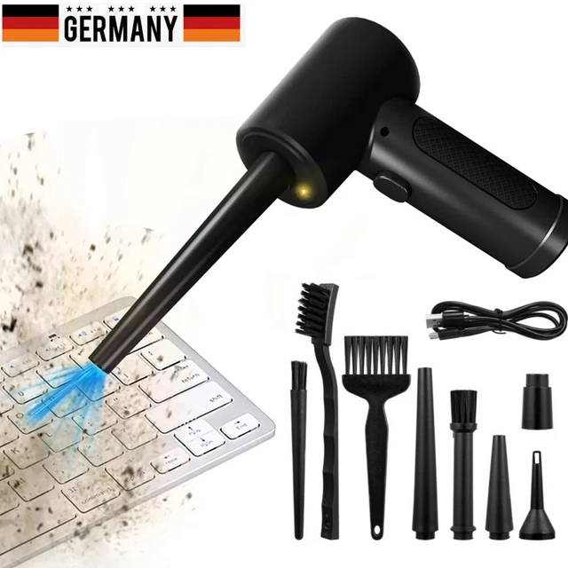 1 Set Cordless  Rechargeable Air Duster Compressed Air