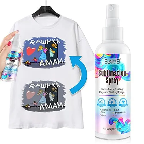 Sublimation Spray for Cotton Shirts 100ml, Sublimation Coating Spray 100 ml