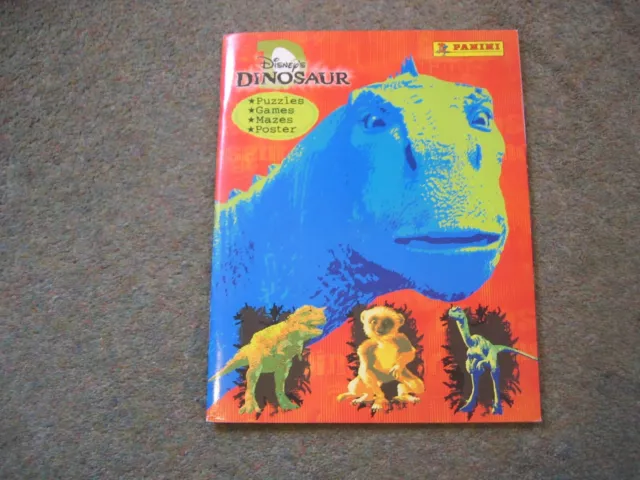 PANINI Disney's Dinosaur Unused Empty Sticker Album Book