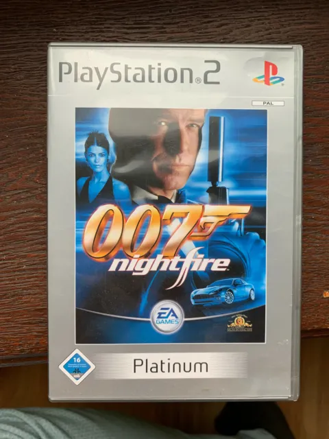 James Bond 007 Nightfire Platinum Sony PlayStation 2, 2003 Ps2 Ps3 Pal