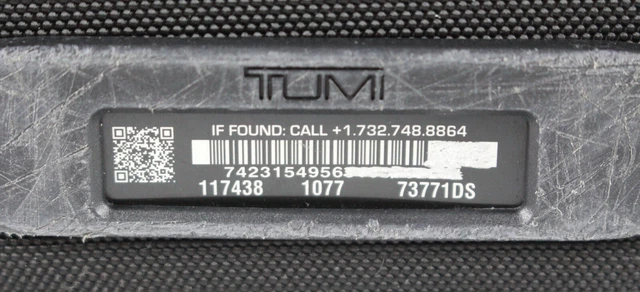 TUMI Larkin 'Abbey' Black Nylon Continental Expandable Carry-On - 73771DS 10