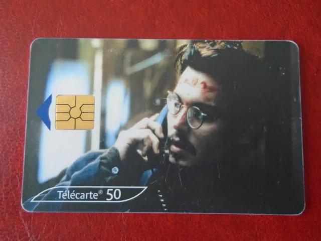 Télécarte "téléphone et cinéma" Johnny Depp dans La neuvième porte