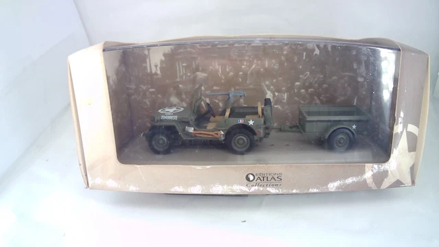 Dinky - Dinky Toys / Atlas - JEEP VERSION CIVILE jaune réf. 24 M Neuf