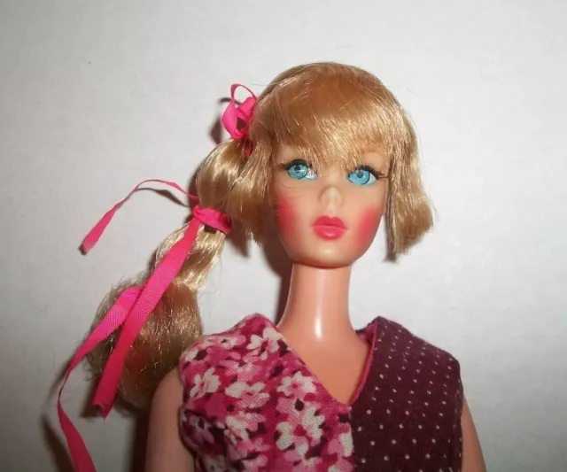 Vintage Talking Mute Mod Era Blonde Barbie High Color Face Gorgeous Ooak 1960S