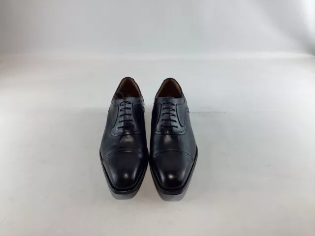 Mens Mezlan Black Leather Oxford Dress Shoes 12M NWOB