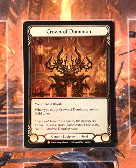 FLESH AND BLOOD FAB Crown of Dominion (Marvel) NM 1st