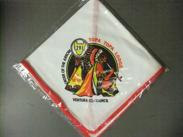 Boy Scout OA 291 Topa Topa Lodge Neckerchief 6060JJ