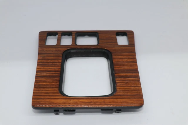 Wood Control Panel ORIGINAL MERCEDES W201 - Zebrano Wood Control Panel Restored £112.54 ...