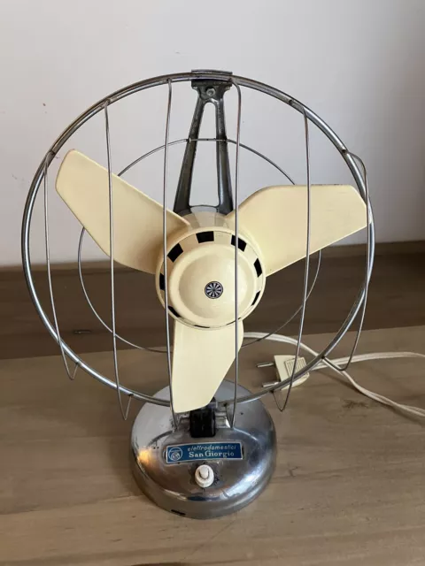 Ventilatore Vintage Epoca Anni 60 Elettrodomestici SAN GIORGIO Funzionante