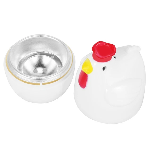 Vaporizador de vapor de huevo hervido en forma de pollita 1 mortero olla de huevo herramientas de cocina kiH3Q2