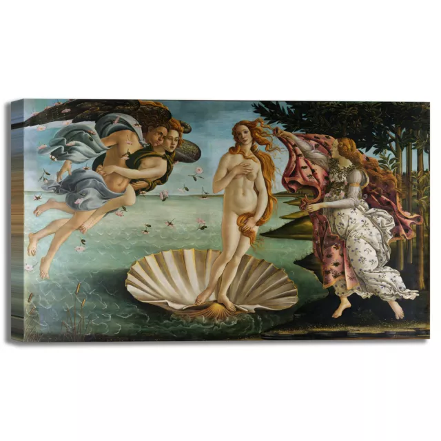 Botticelli la nascita di Venere quadro stampa tela dipinto telaio arredo casa