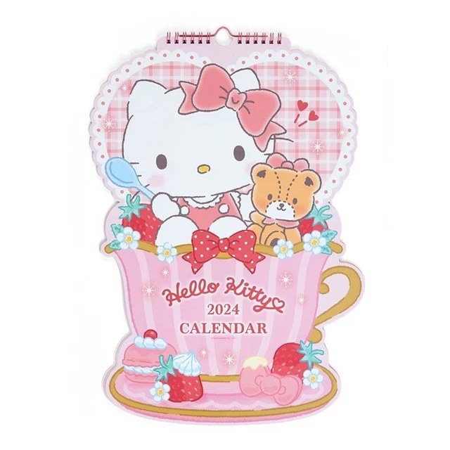 SANRIO HELLO KITTY Diecut calendar 2024 Japan Japanese Character Goods