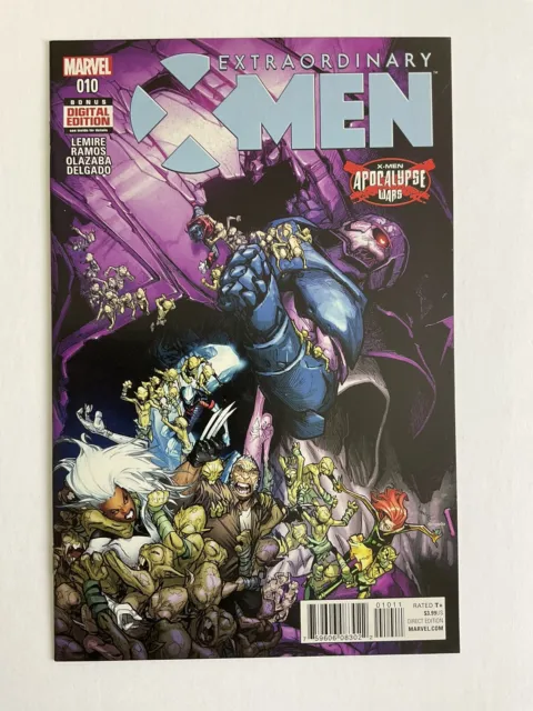 Extraordinary X-Men #10 Marvel Comics 2016 Apocalypse War Tie In Boarded