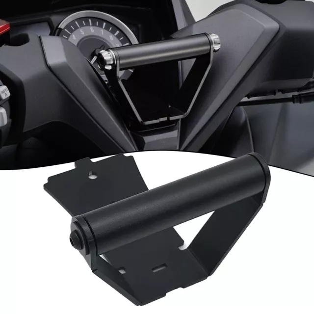 Support de montage GPS moto en aluminium noir pour Honda Forza 350 longue durée