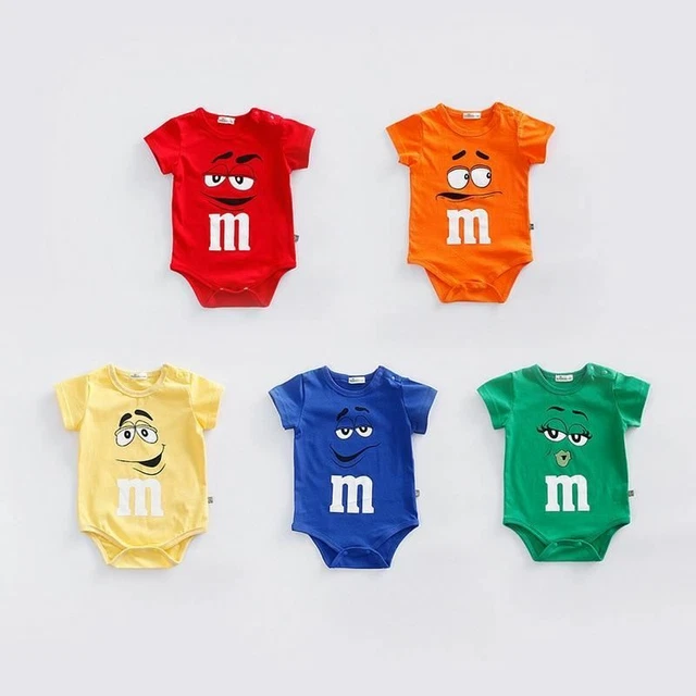 Bambino Estate Tutina Neonato Body Manica Corta Tuta Cartoon