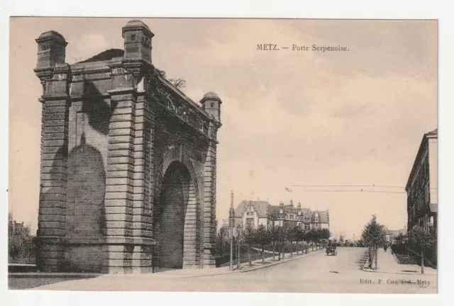 METZ  - Moselle - CPA 57 - Les portes - Porte Serpenoise