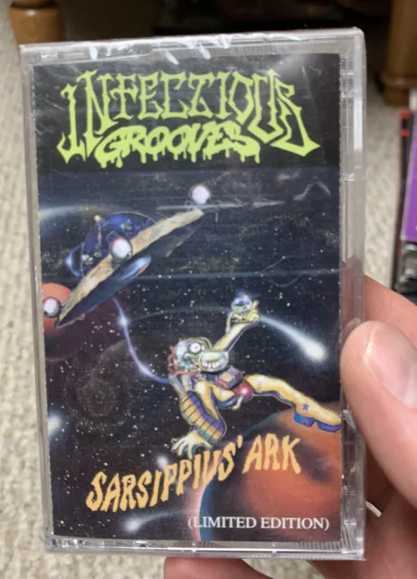 SEALED Infectious Grooves - Sarsippuis' Ark Cassette Tape (1993) Limited Ed Funk