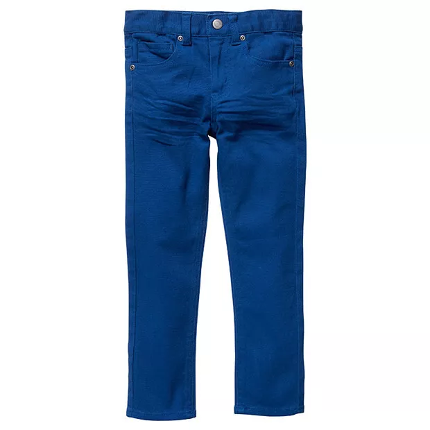 Boys Brand New With Tags Royal Blue Stretch Jeans/Pants - Size 1,2,3