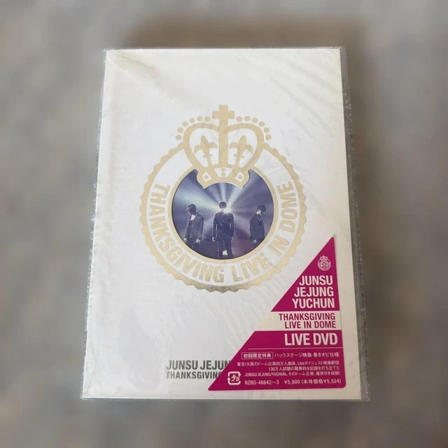 JYJ YUCHUN JEJUNG Junsu Thanksgiving Live in Dome DVD 2 Disc Set