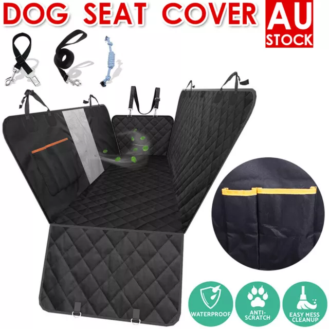 Premium Waterproof Pet Cat Dog Back Car Seat Cover Hammock NonSlip Protector Mat