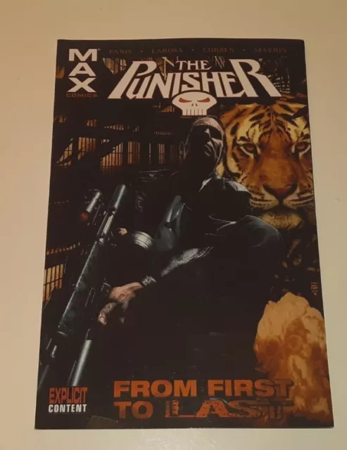 The Punisher vom ersten bis zum letzten Graphic Novel Marvel Max 1. Druck Garth Ennis