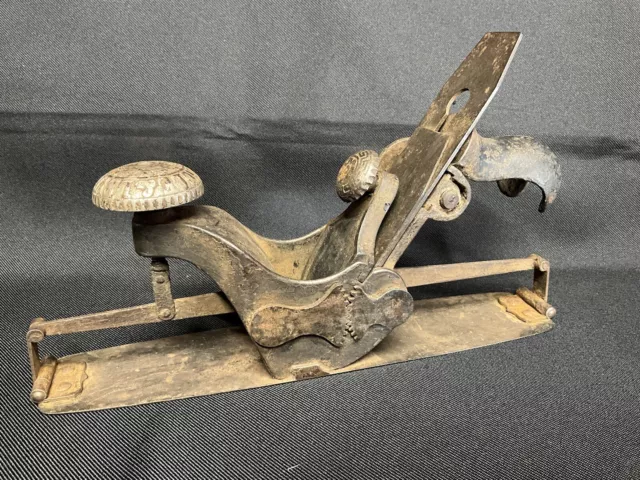 Antique Stanley Rule Level Co. No. 113 Type 1 Circular/Compass Plane circa 1876