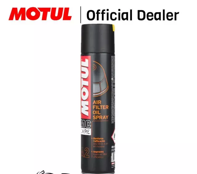 MOTUL A2 OLIO LUBRIFICANTE PER FILTRI ARIA MOTO CROSS AIR FILTER OIL SPRAY 400ml