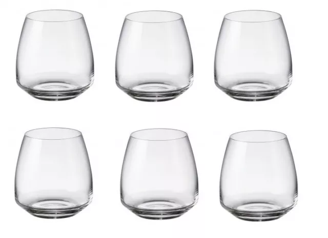 6 er Set PREMIUM WHISKYGLÄSER KRISTALLGLAS TUMBLER 400 ml GESCHENKSET BAR DRINK