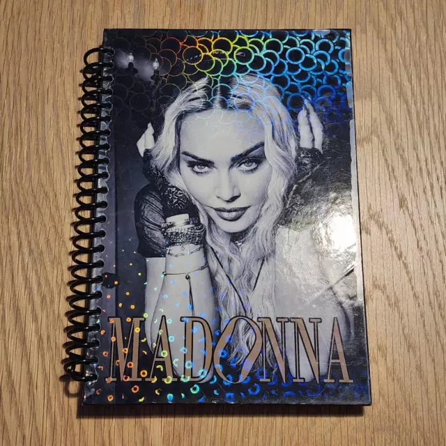 MADONNA Celebration Tour Mexico Spiral Hardcover Note Book.