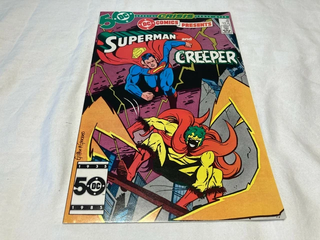 DC Comics Presents 88 VF/NM 9.0 Copper Age Superman Creeper 1985