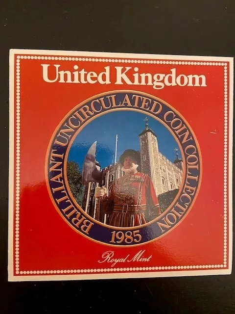 1985 Royal Mint United Kingdom Brilliant Uncirculated Coin Collection