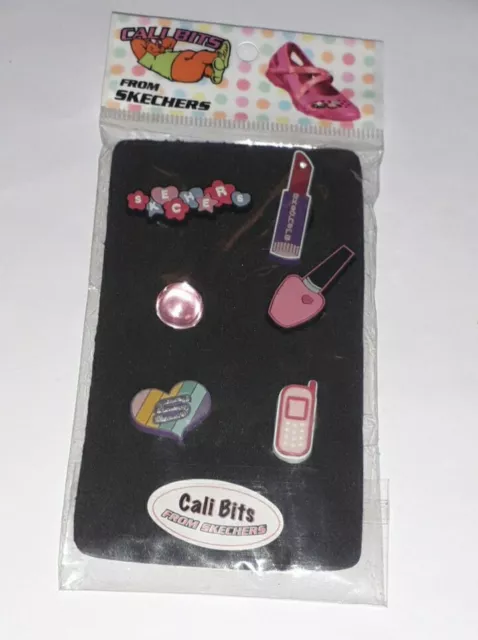 New Cali Bits From Skechers Lipstick Varnish Mobile Heart Charms For Shoes