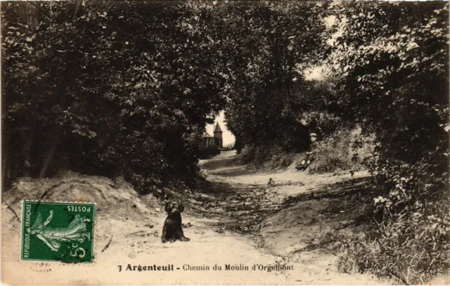 CPA Argenteuil Chemin du Moulin d'Orgemont FRANCE (1331025)