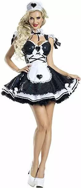 Party King Marvelous Maid French Sexy Adult Womens Halloween Costume PK1943